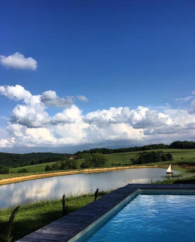 Clos Du Gaja Pres De Jazz In Marciac Troncens Exteriör bild