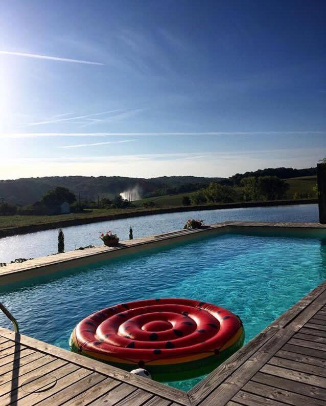 Clos Du Gaja Pres De Jazz In Marciac Troncens Exteriör bild